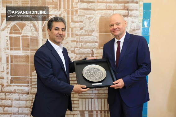 دیدار شهردار شیراز  با سفیر آلمان در ایران