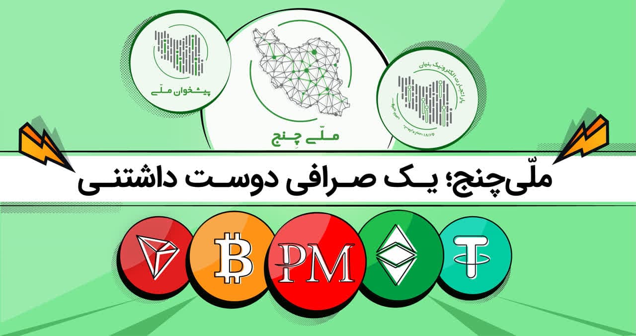 پرفکت مانی، تتر، پیشخوان ملی، صرافی ملی چنج